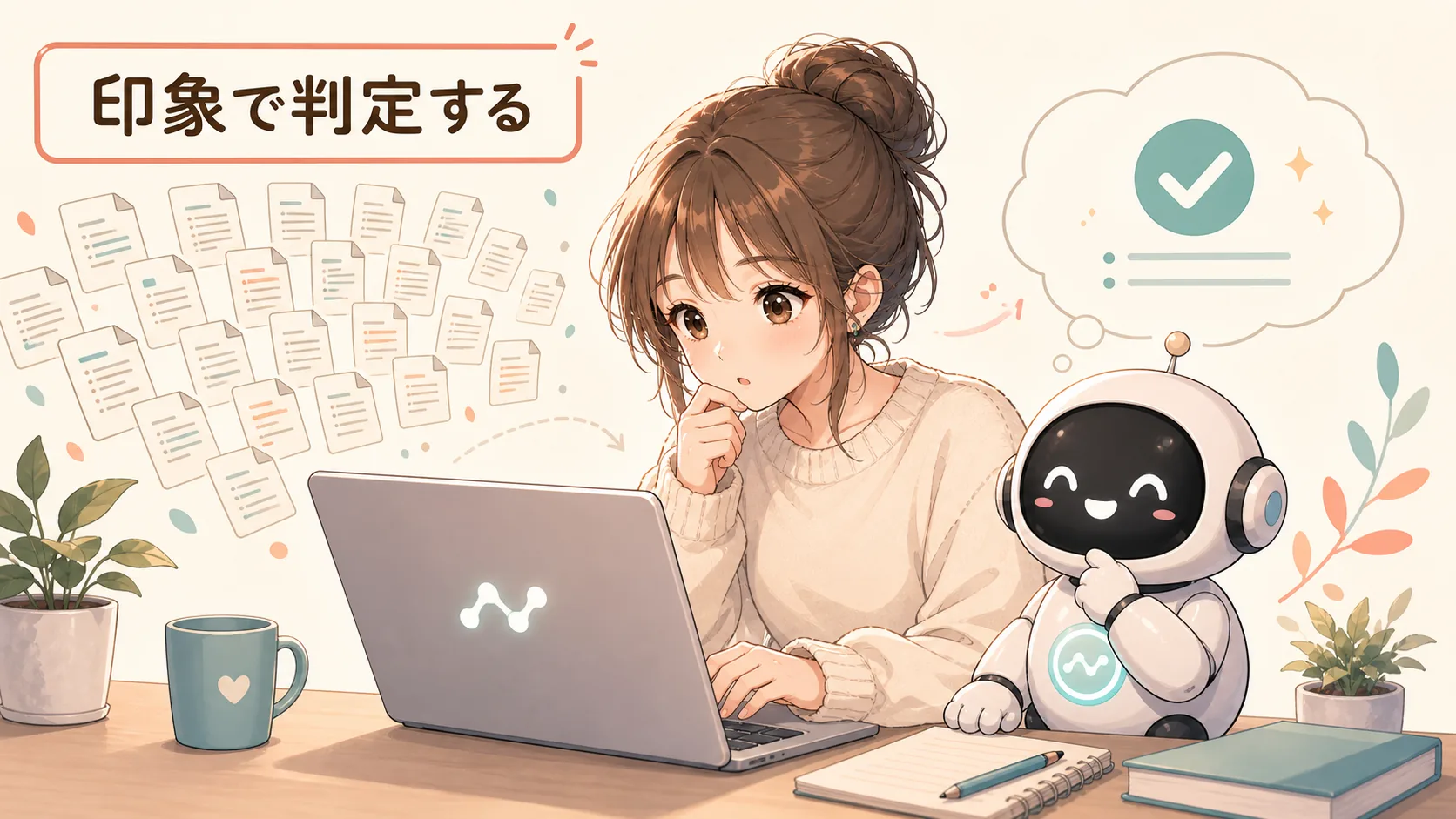 印象で判定する