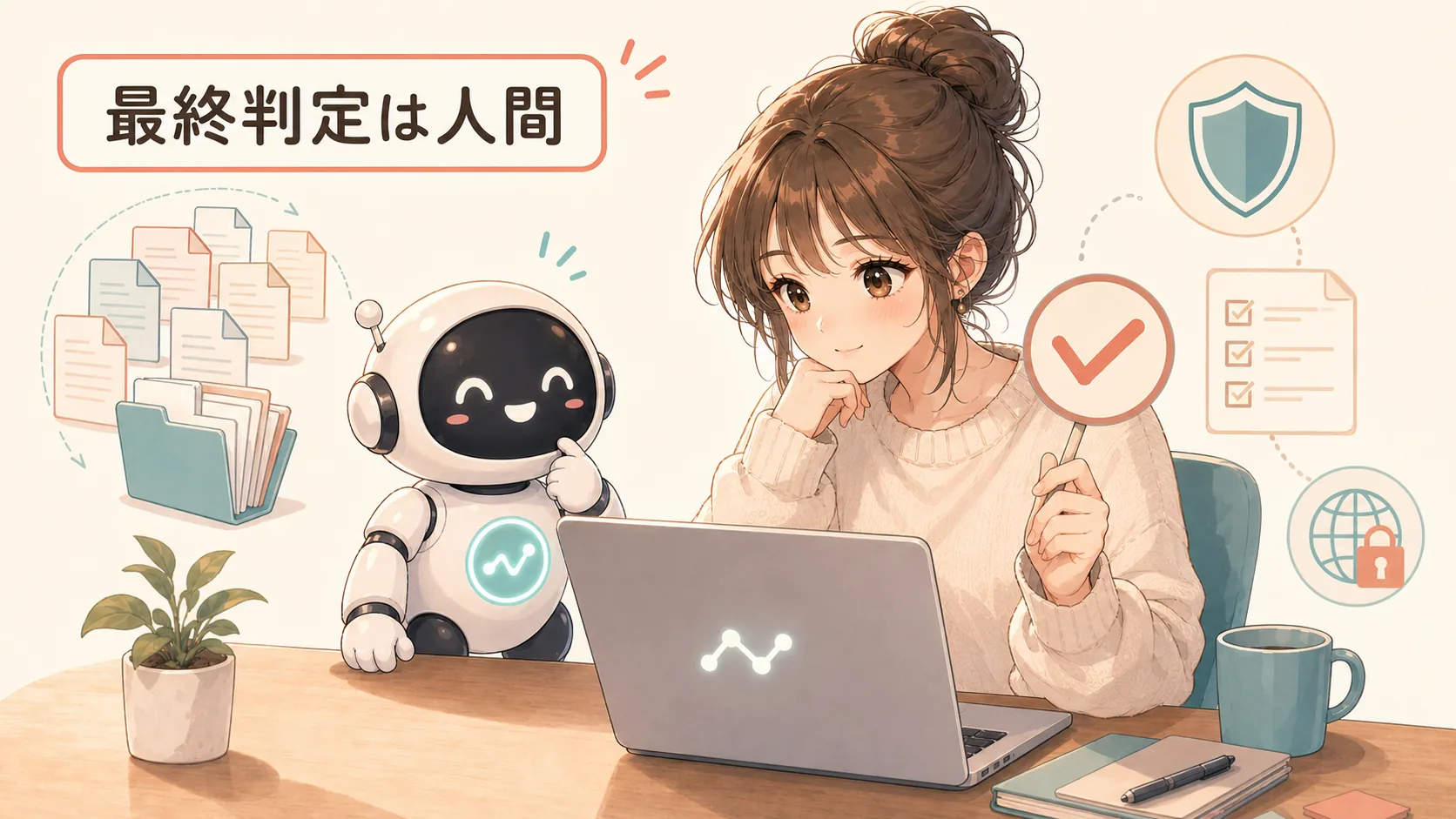 最終判定は人間