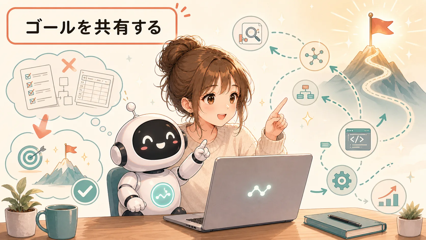 ゴールを共有する