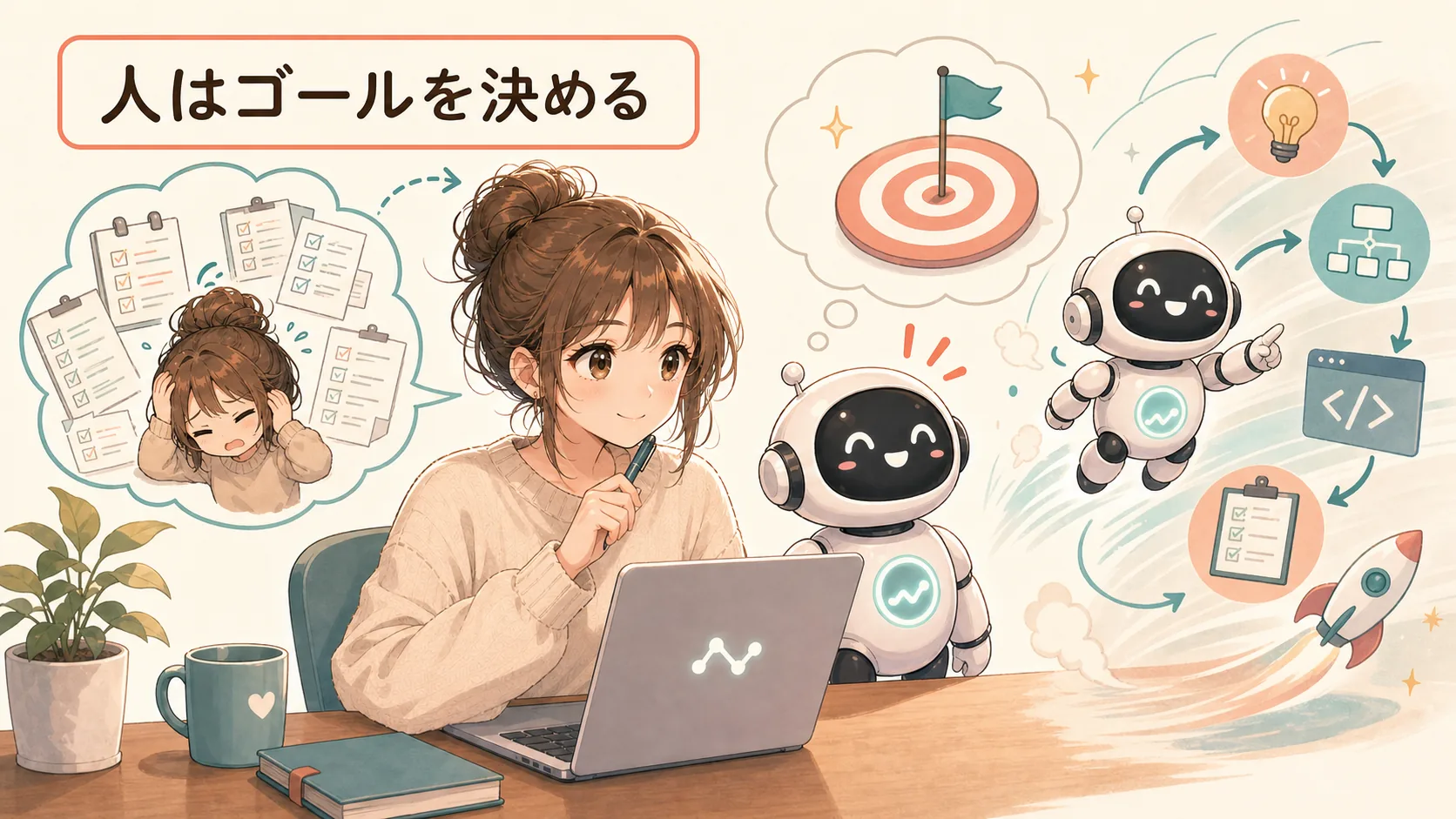 人はゴールを決める
