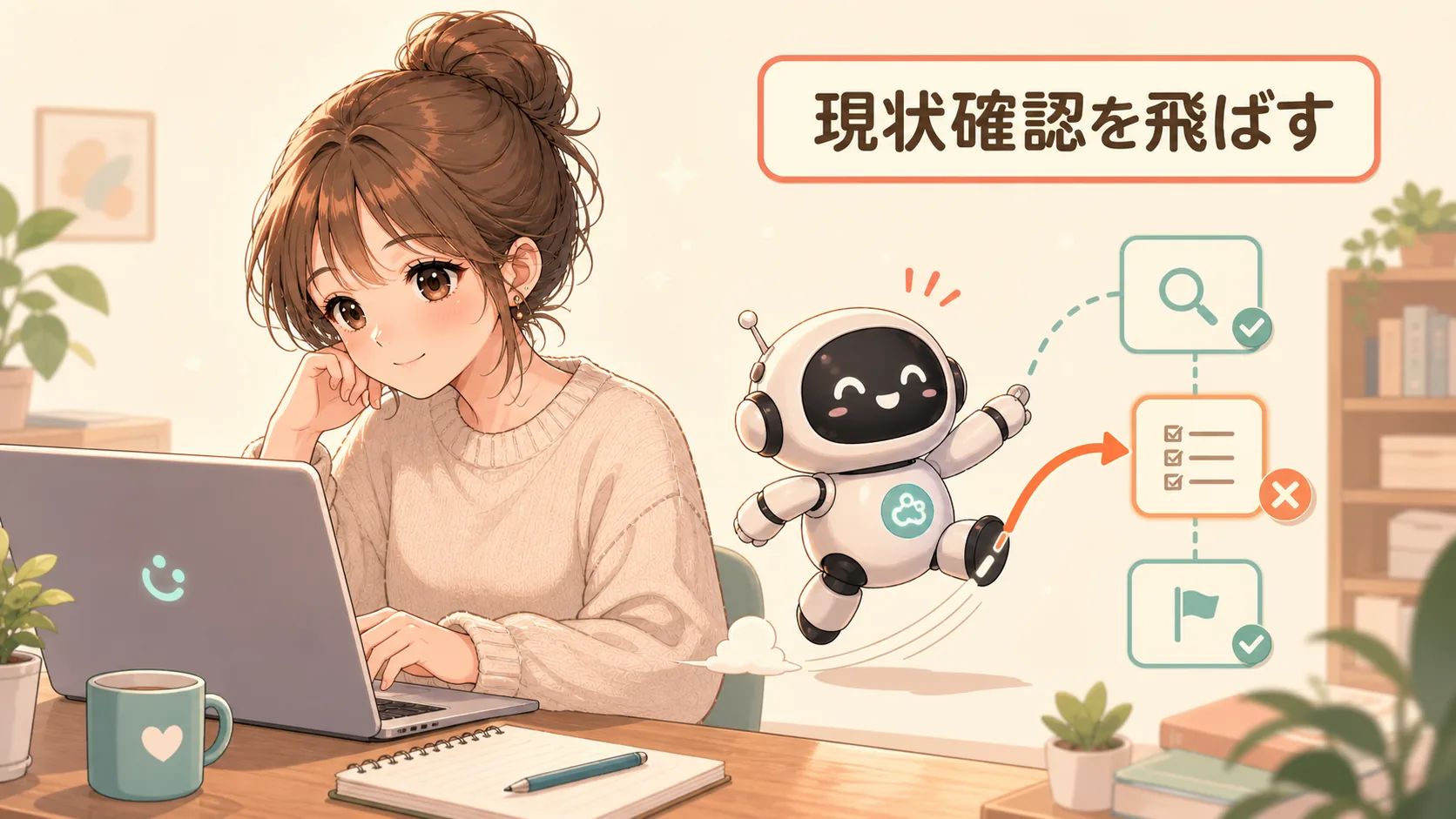 現状確認を飛ばす