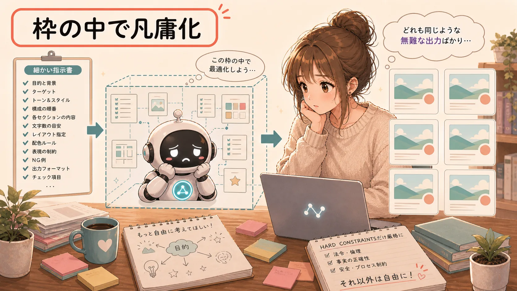 枠の中で凡庸化
