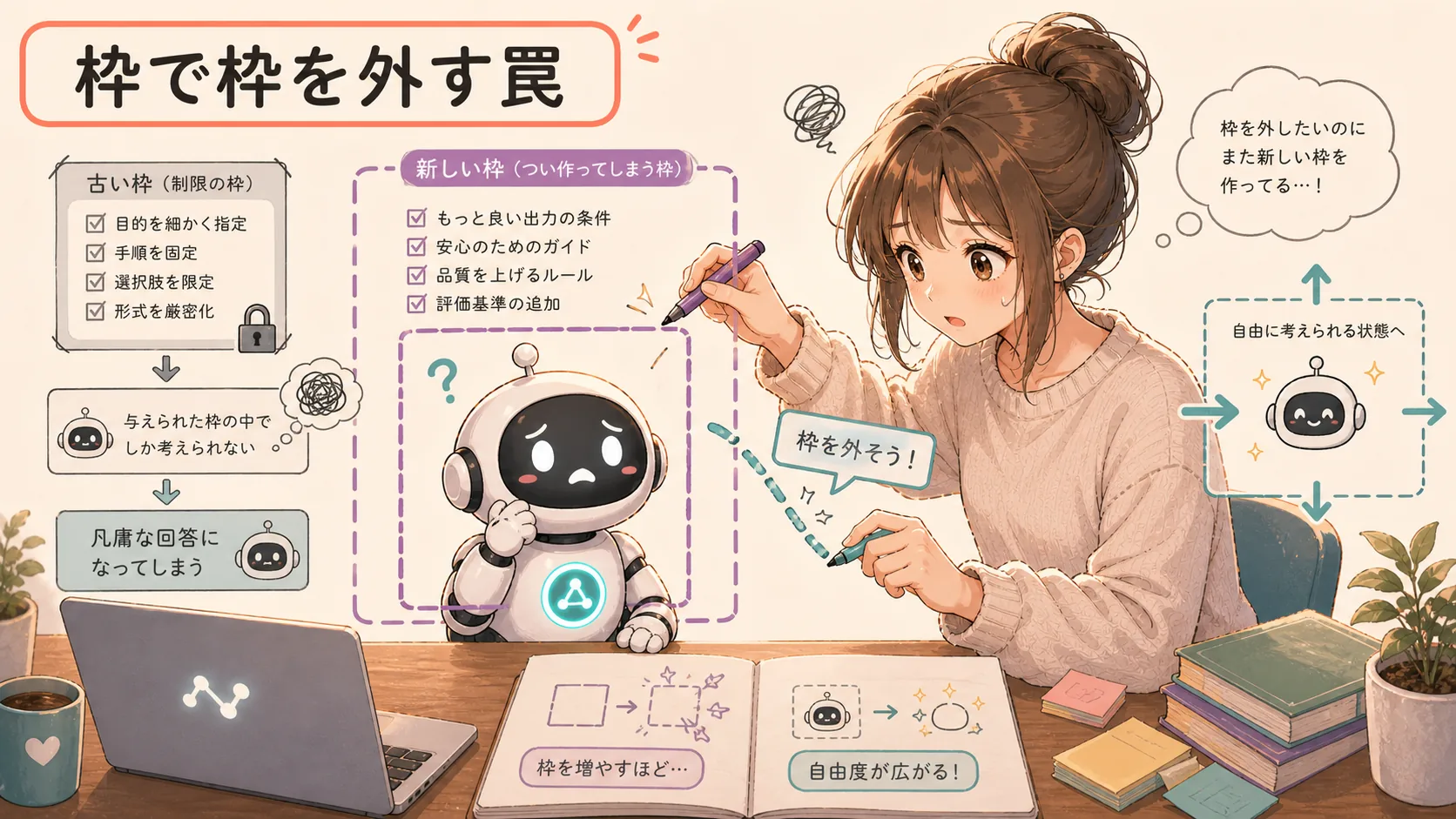 枠で枠を外す罠