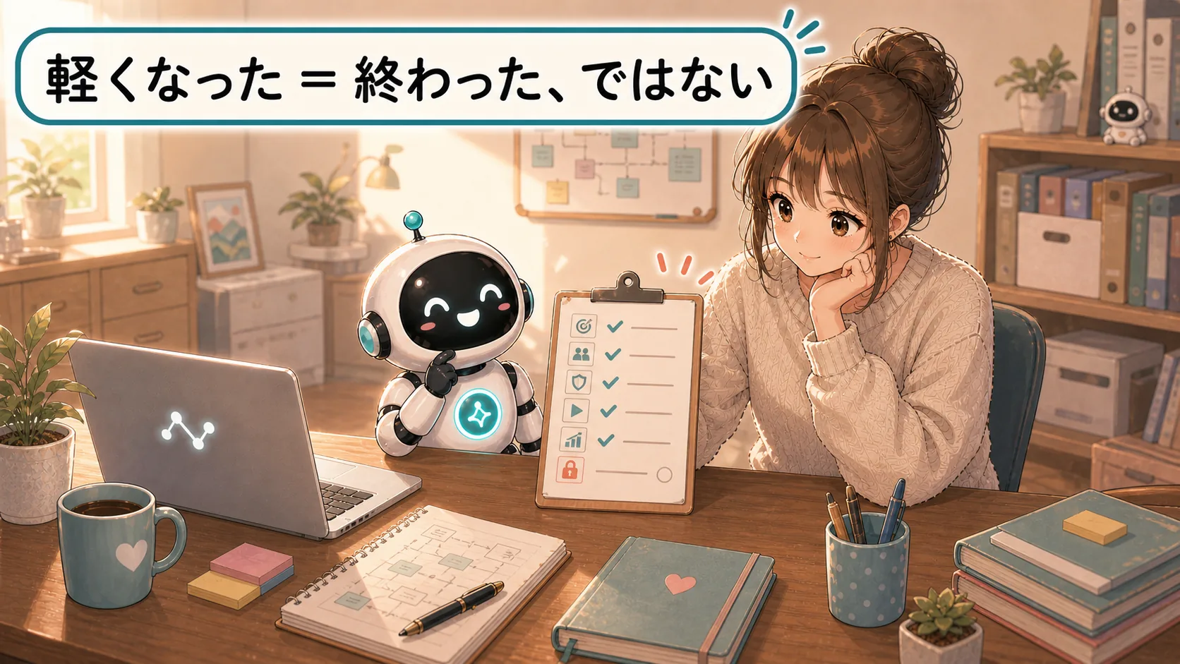 軽くなった＝終わった、ではない