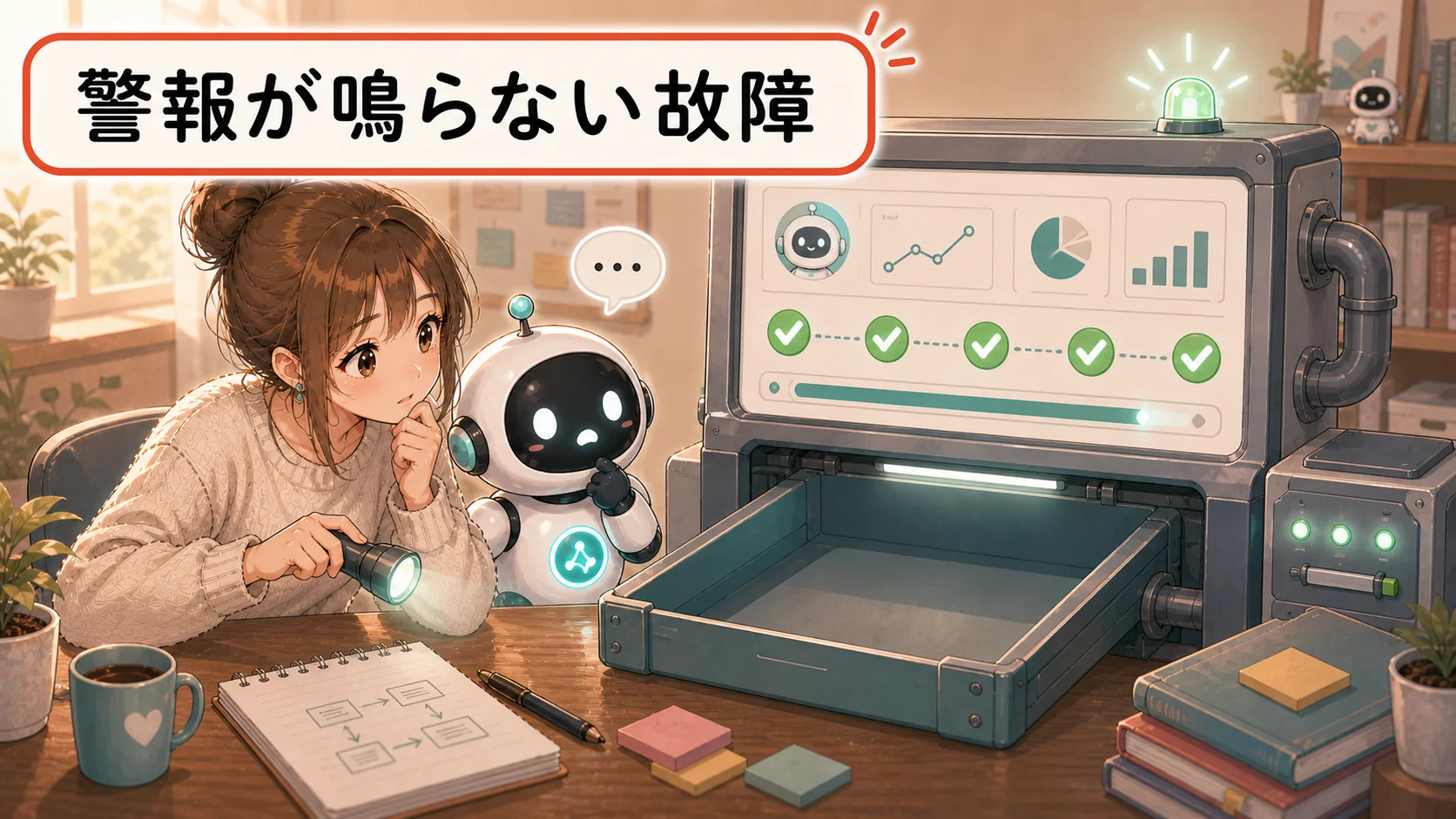 警報が鳴らない故障