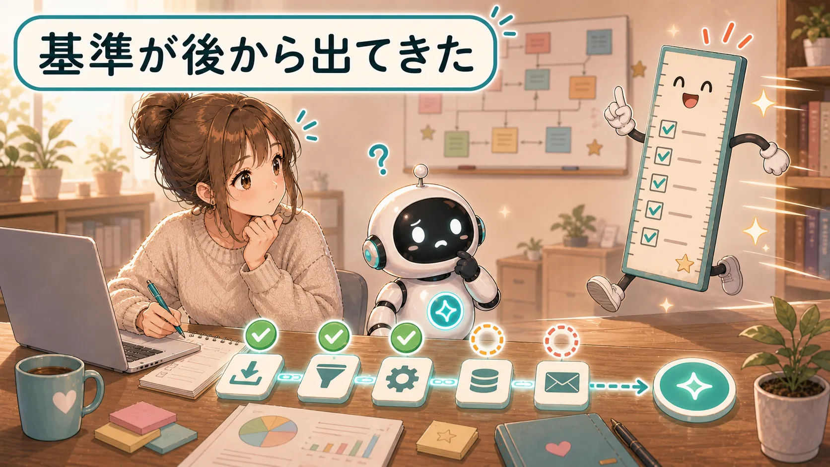 基準が後から出てきた