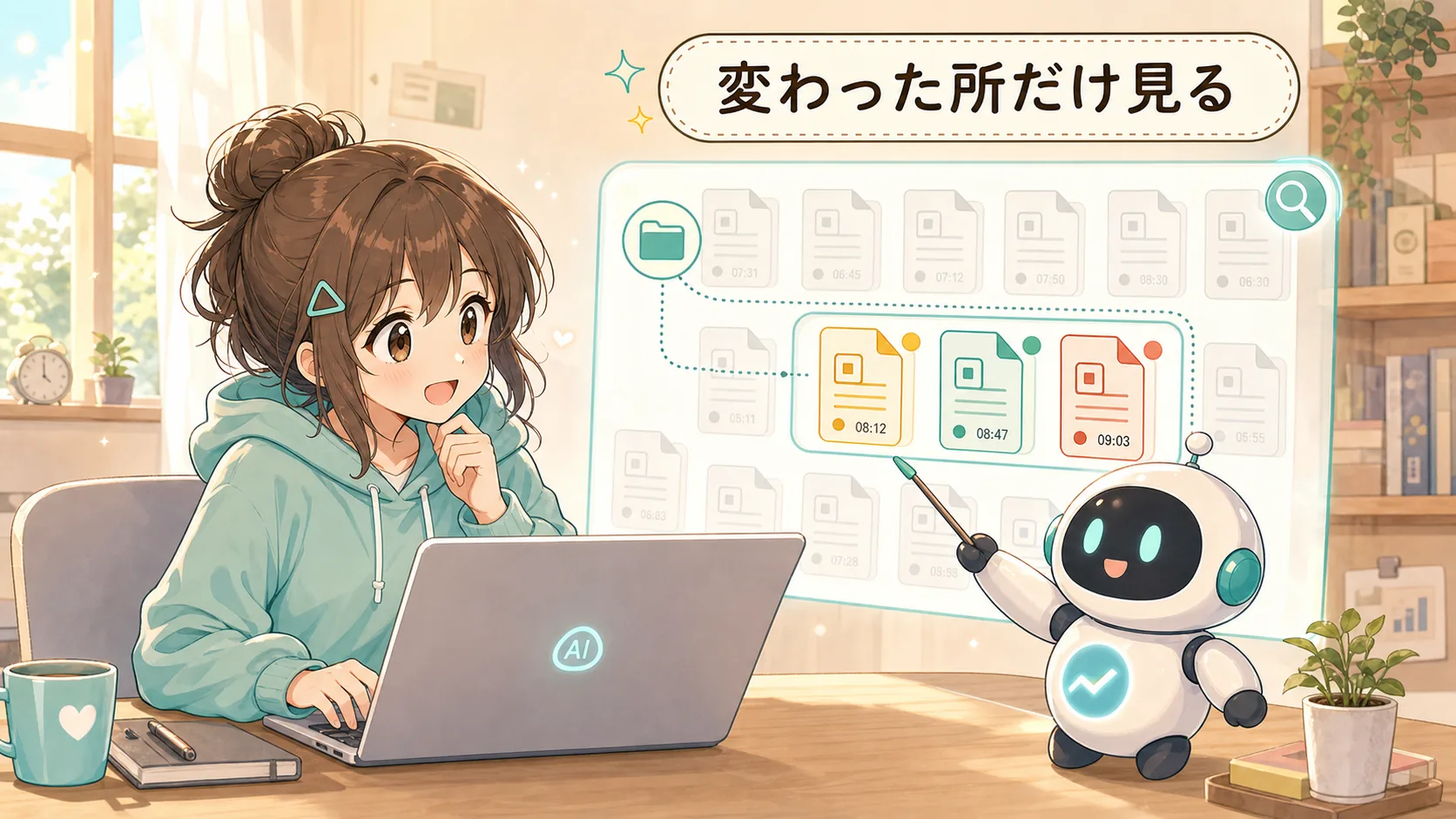 変わった所だけ見る
