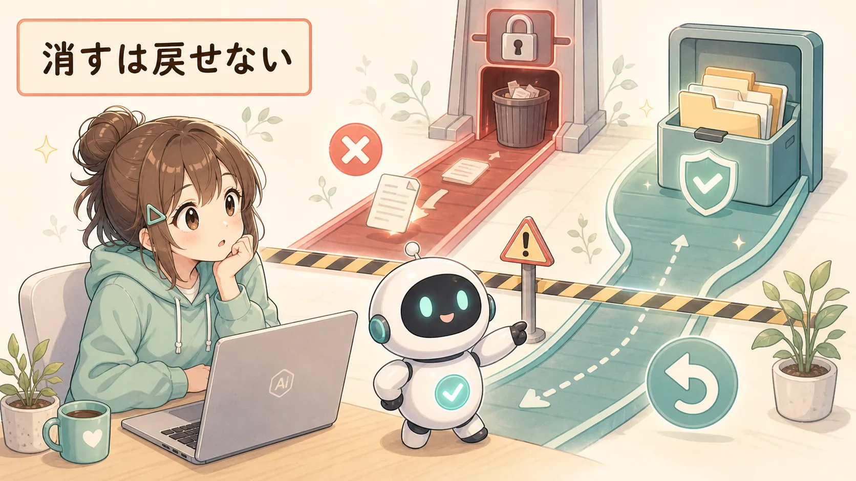 消すは戻せない