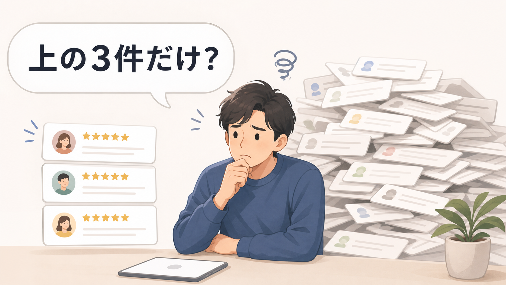 上の3件だけ？