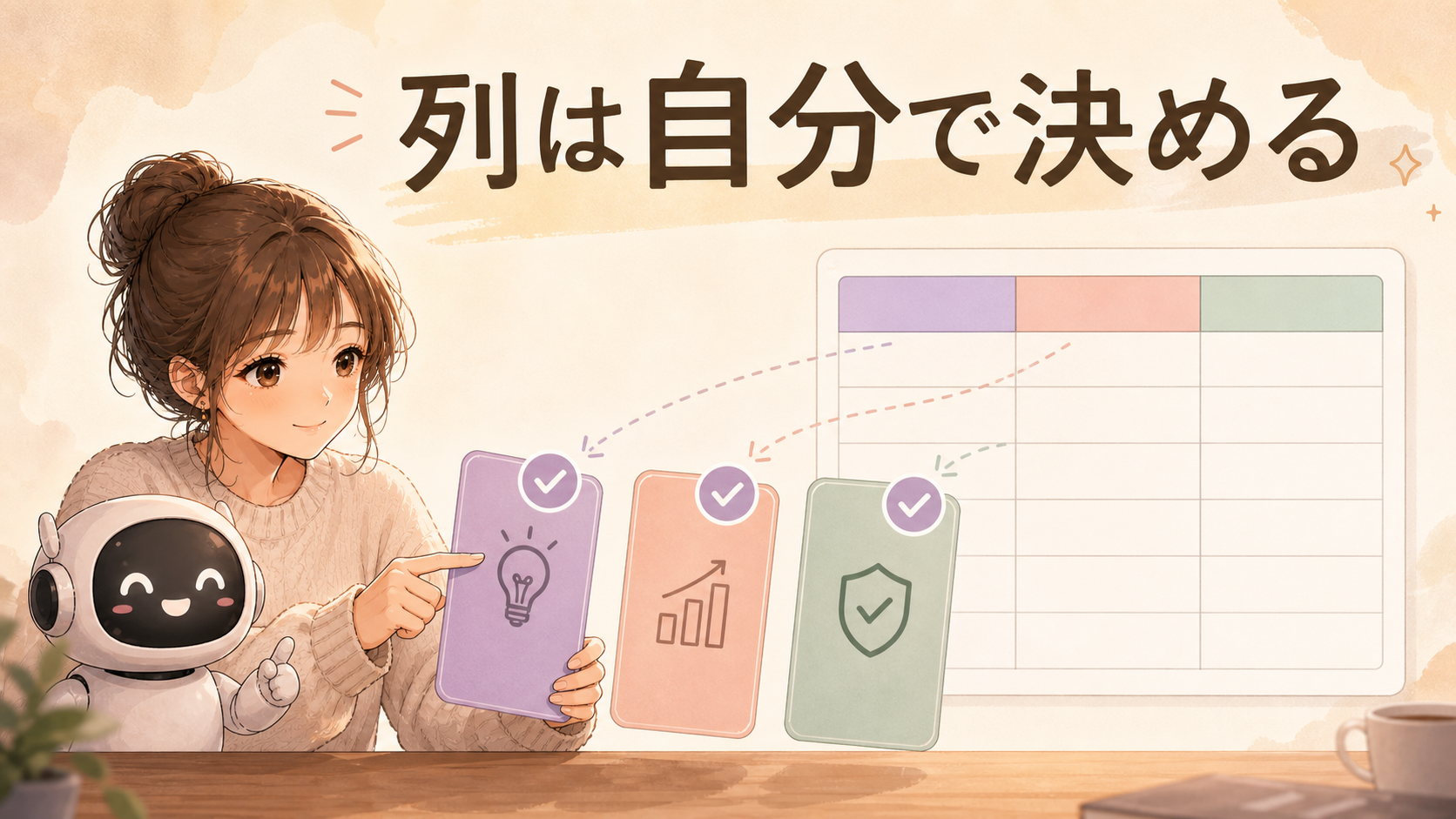 列は自分で決める