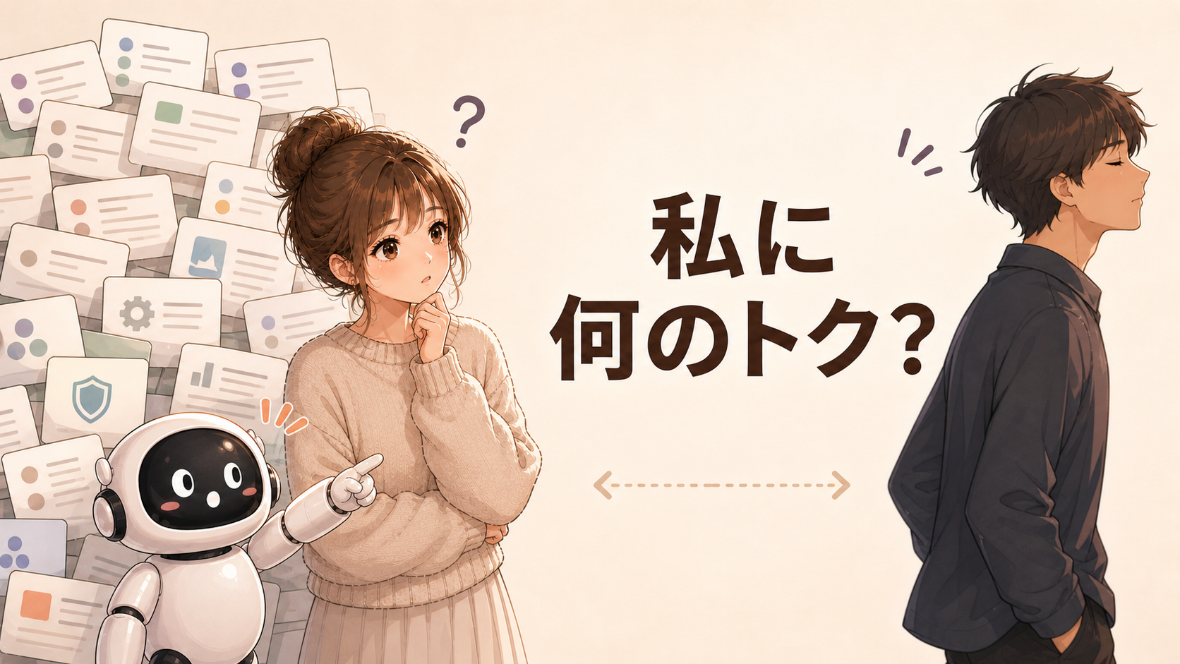 私に何のトク？