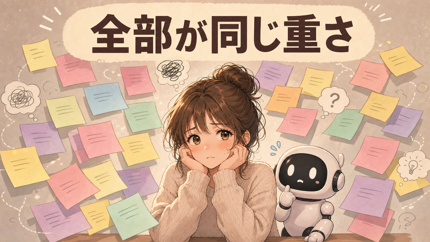 全部が同じ重さ