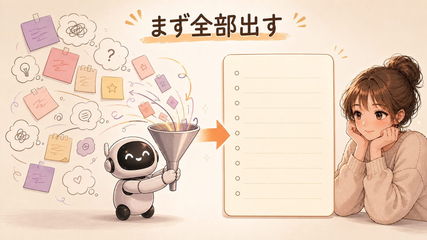 まず全部出す