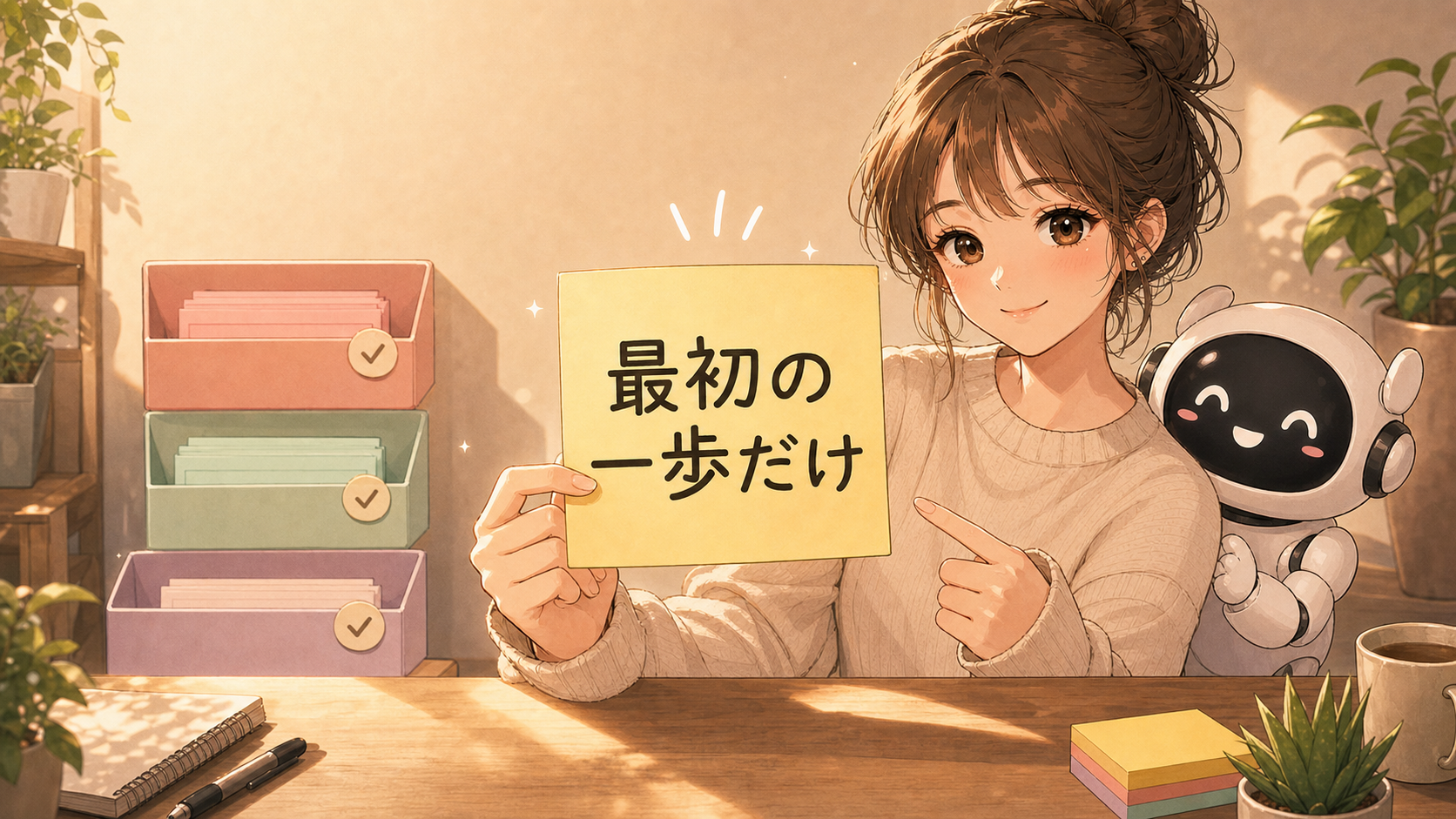最初の一歩だけ