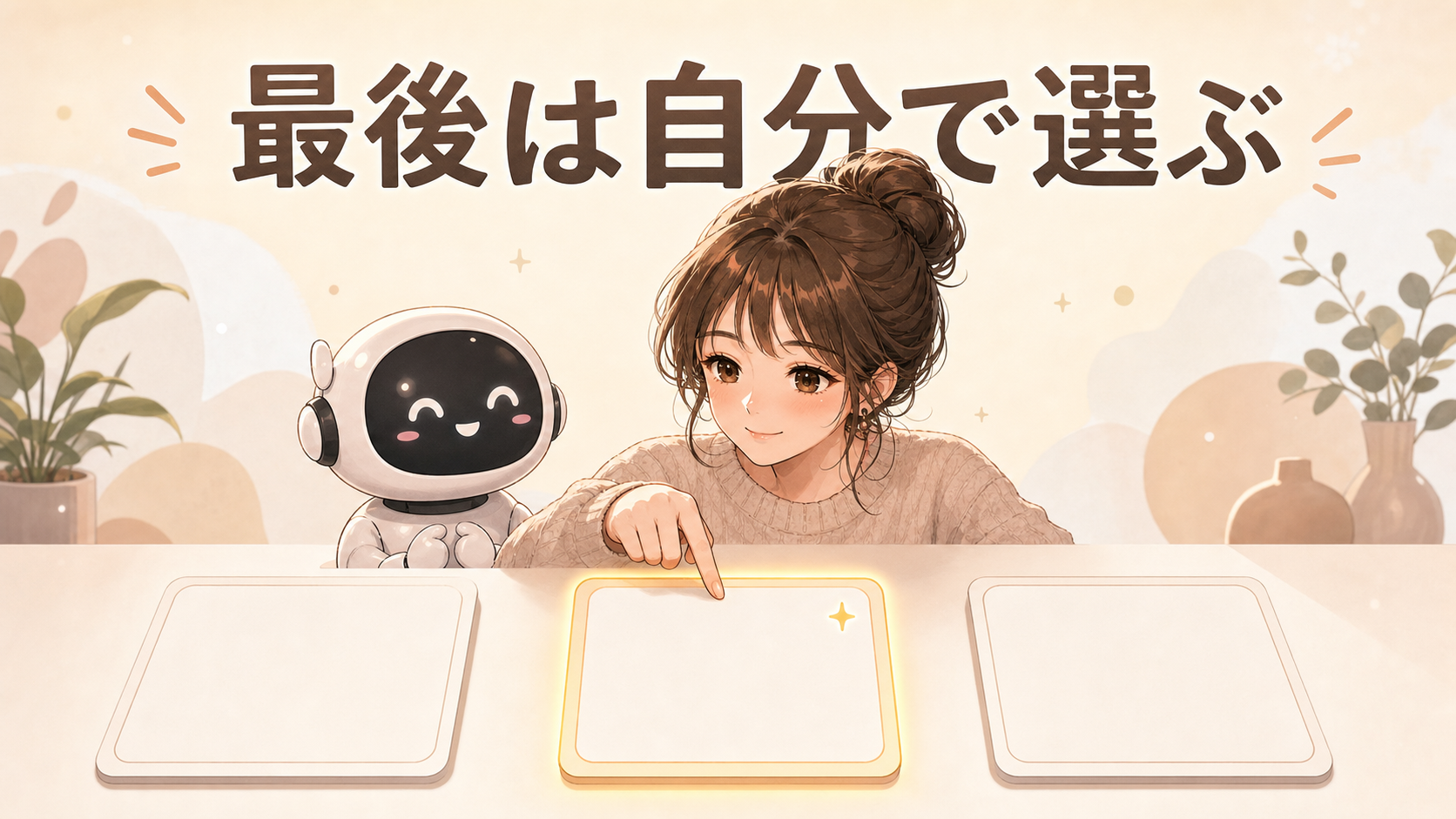 最後は自分で選ぶ