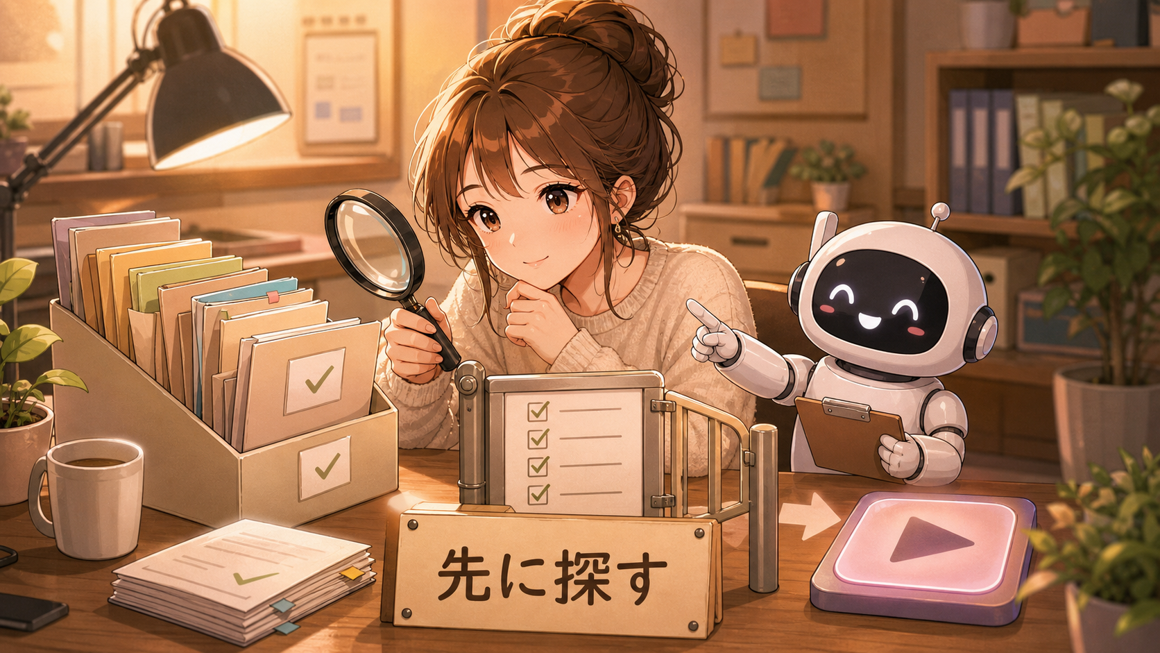 新規作成より前に既存確認のゲートを置く