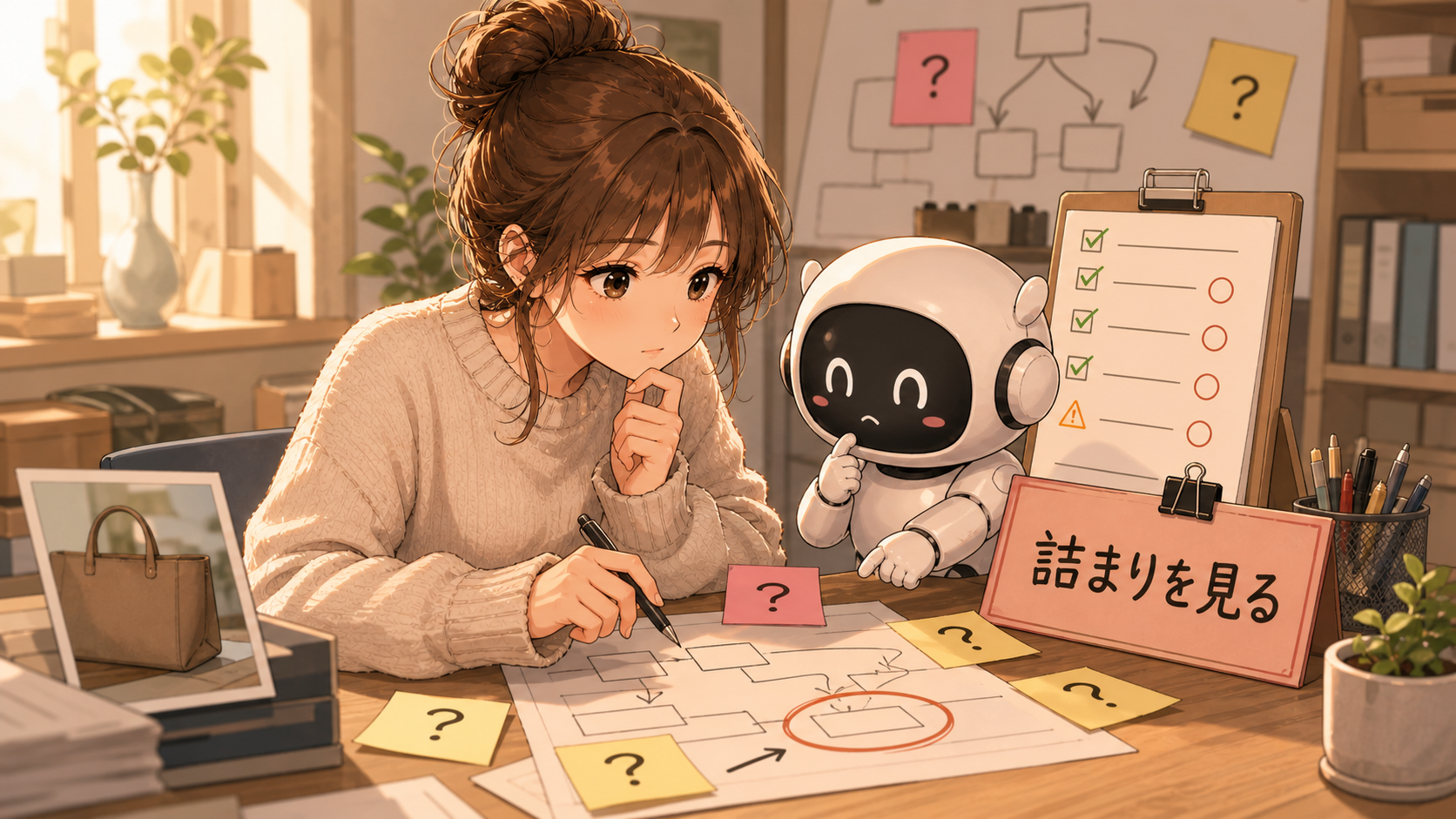 手動でまわすと詰まりが見える