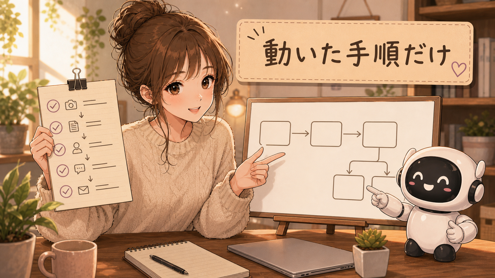 自動化はうまくいった手順を写すもの