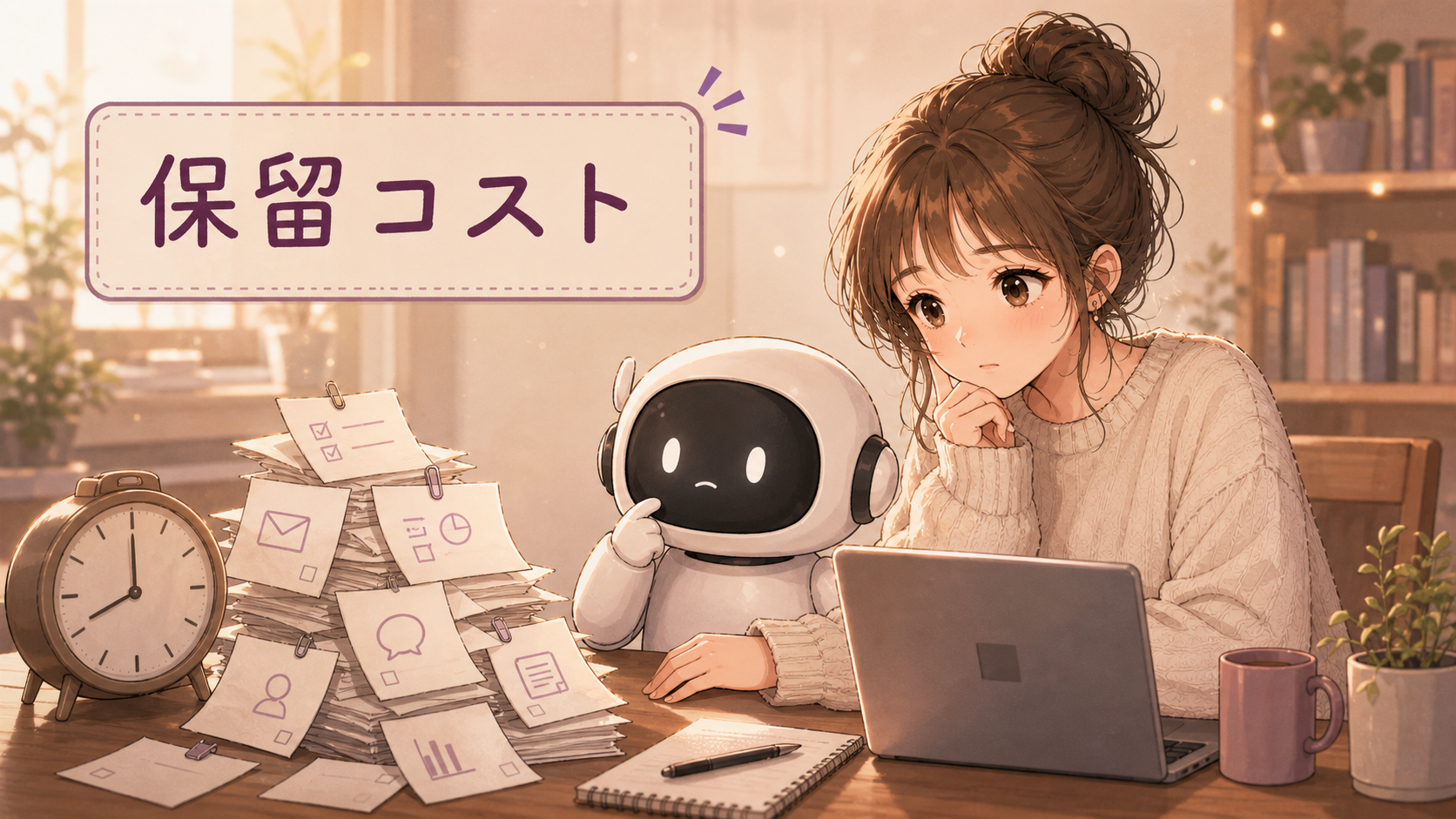 保留コストが積み上がる