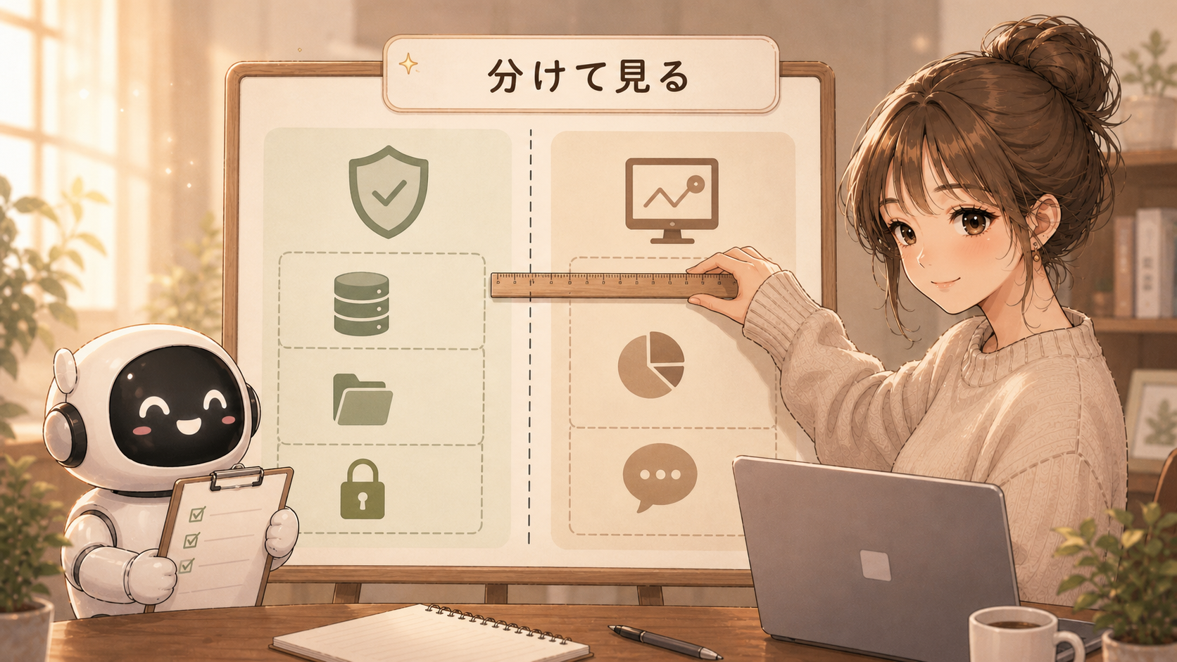 分けて見る