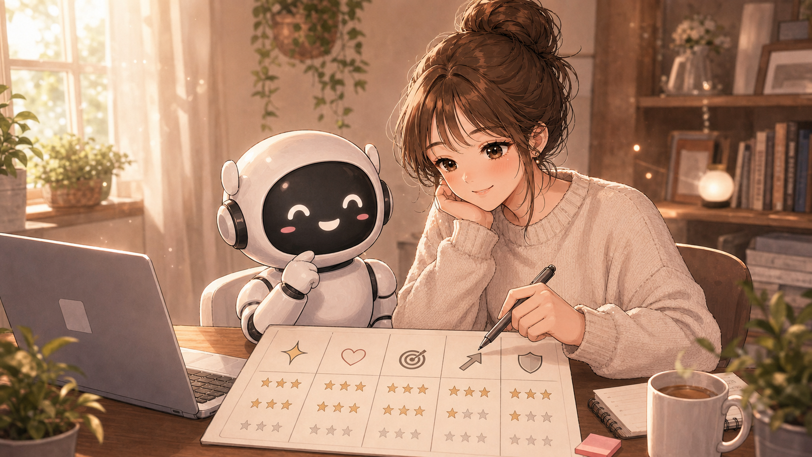 5軸の審査表を見る