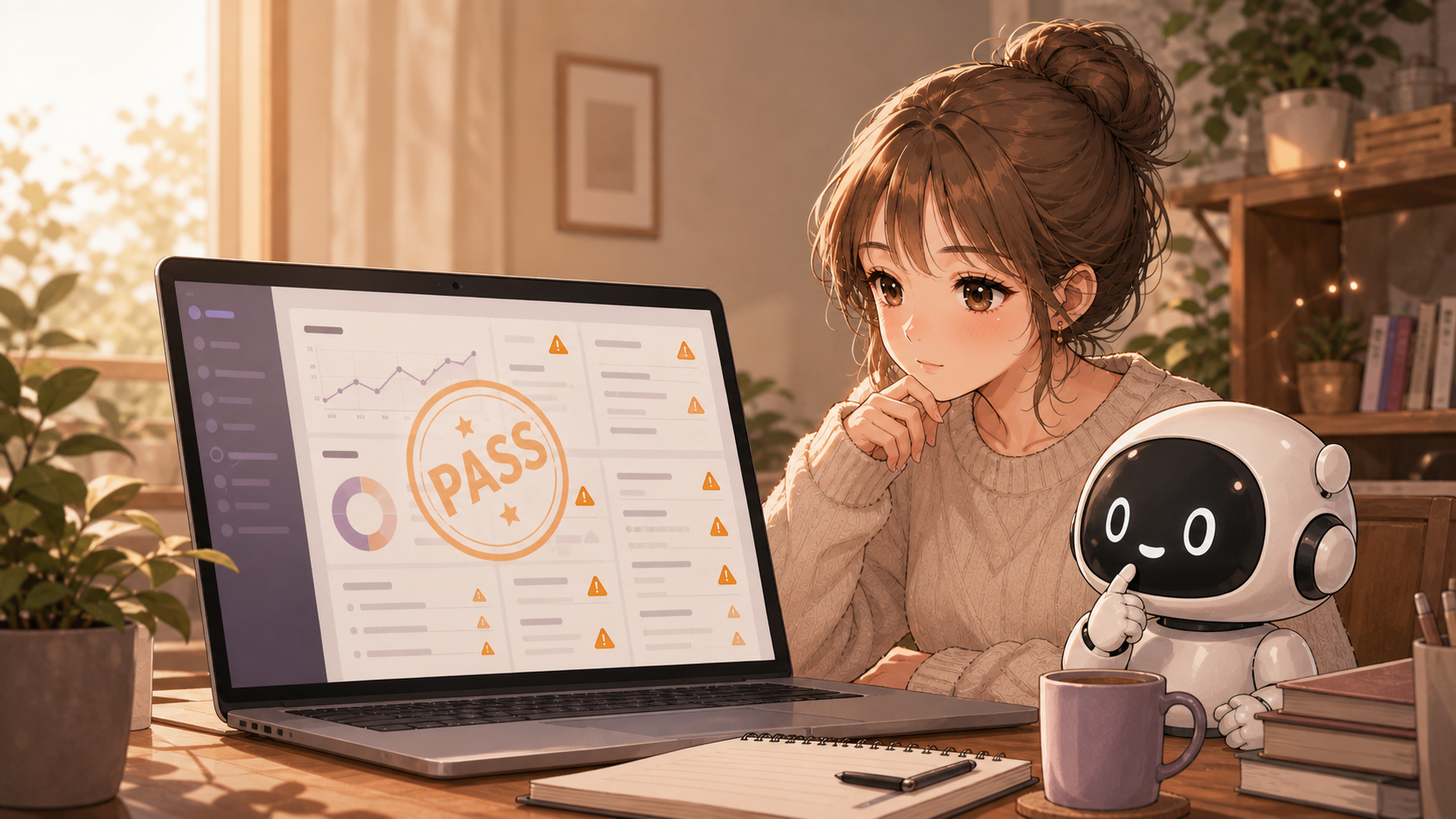 PASSとWARNを同時に見る