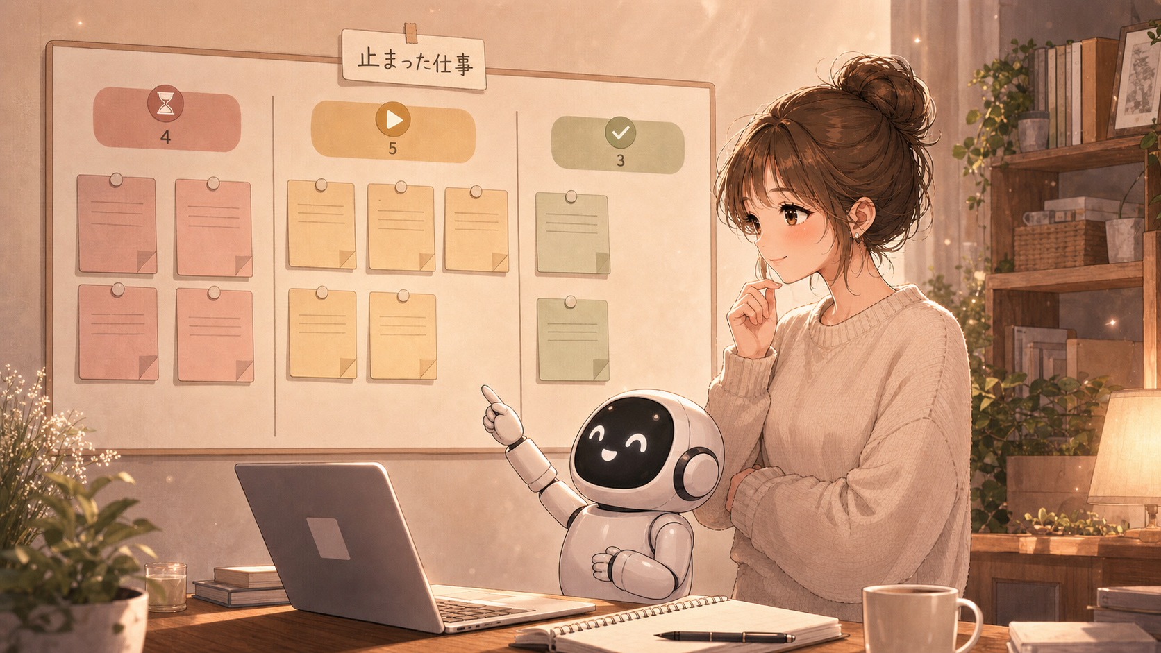 止まった仕事