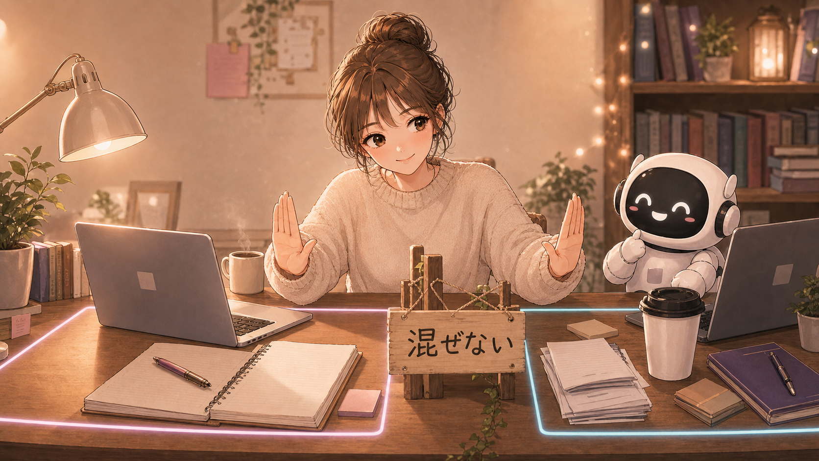 混ぜない
