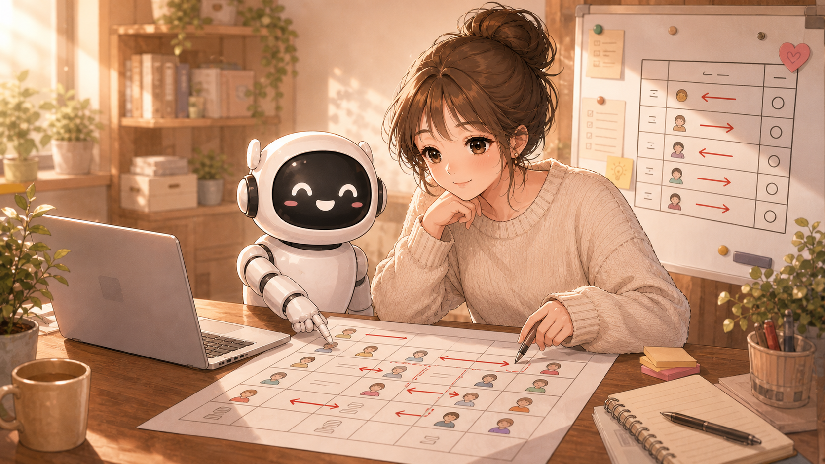 座席表へ戻す