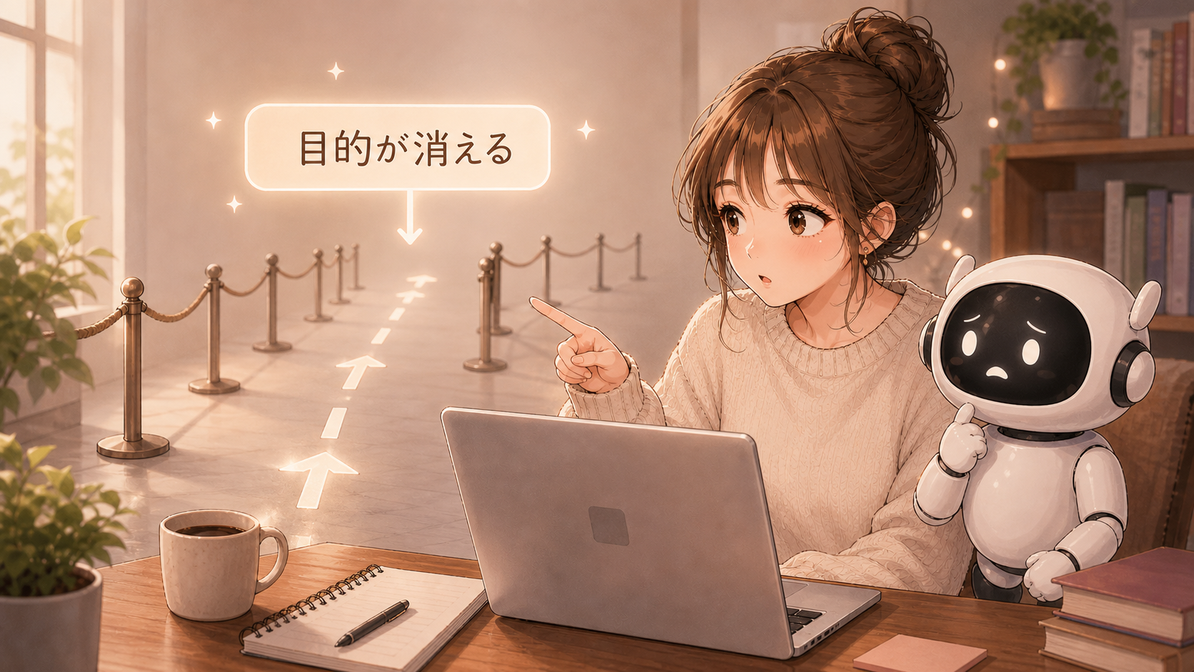 目的が消える