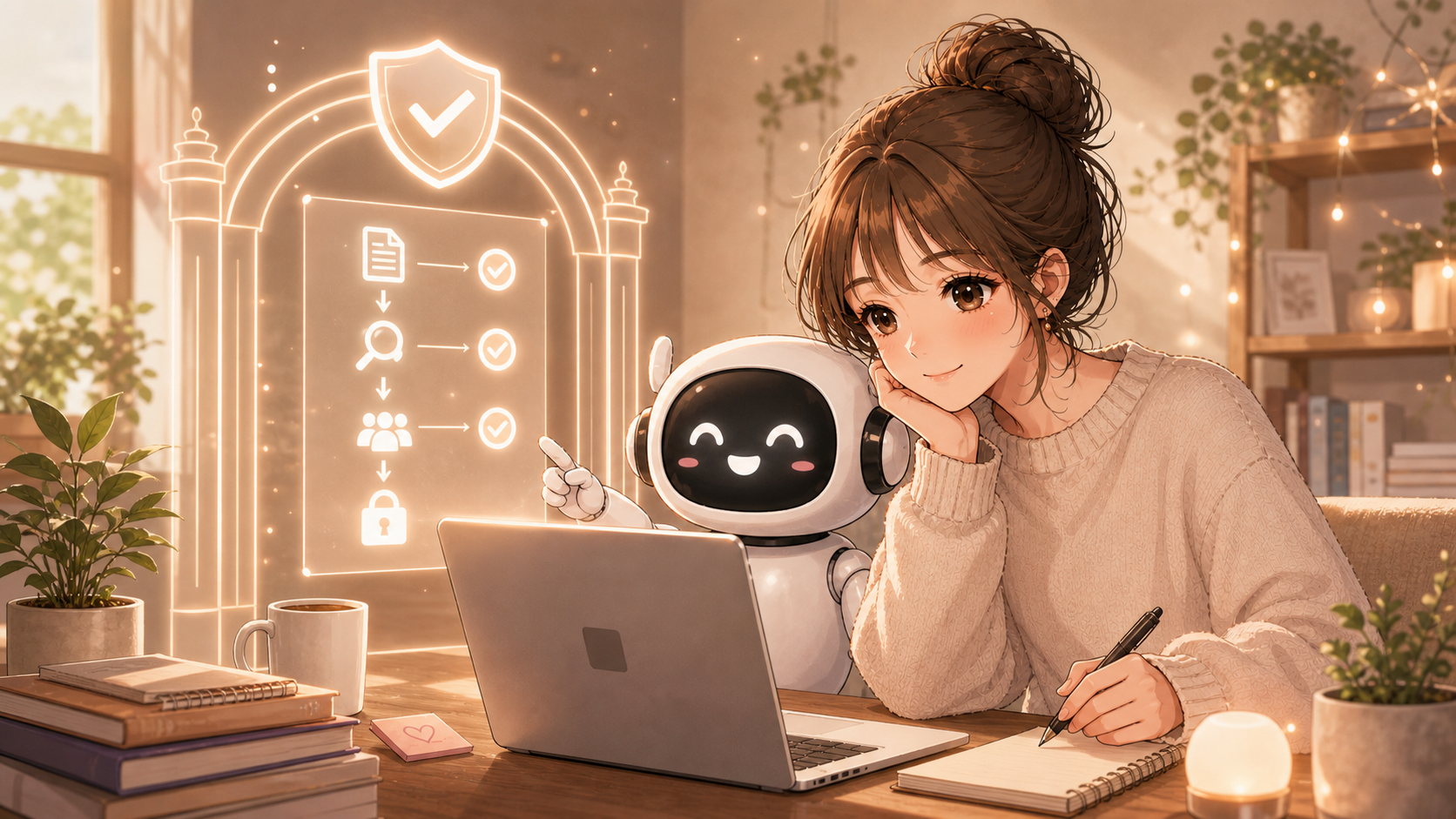 公開前ゲートで下書きを止めるAI作業場