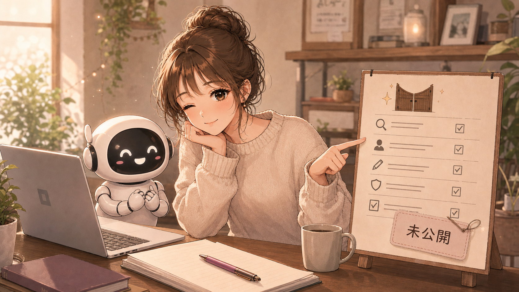 未公開ラベル付きの公開前チェック