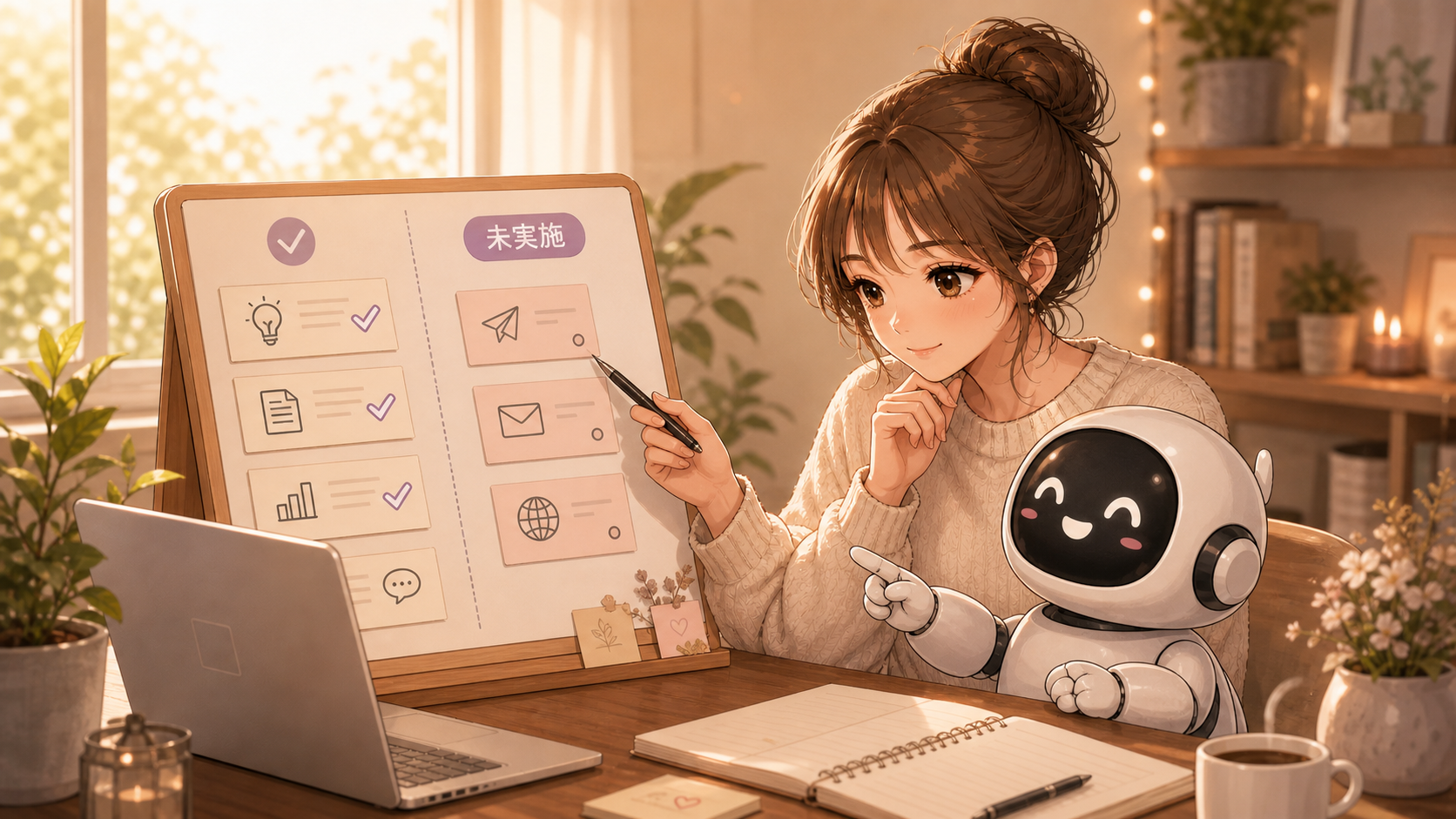 未実施リストで外部操作を分けるボード